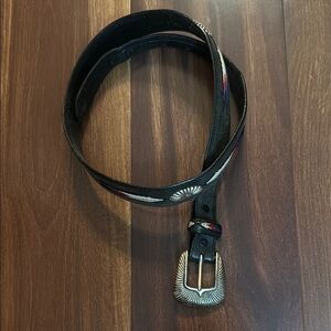 🌿END of SEASON SALE🌿TONY LAMA Leather Belt with Embroidery Size 32